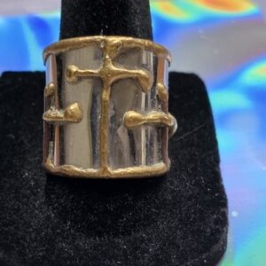 Ring Brass & Copper‎ Cuff Item# 0079
